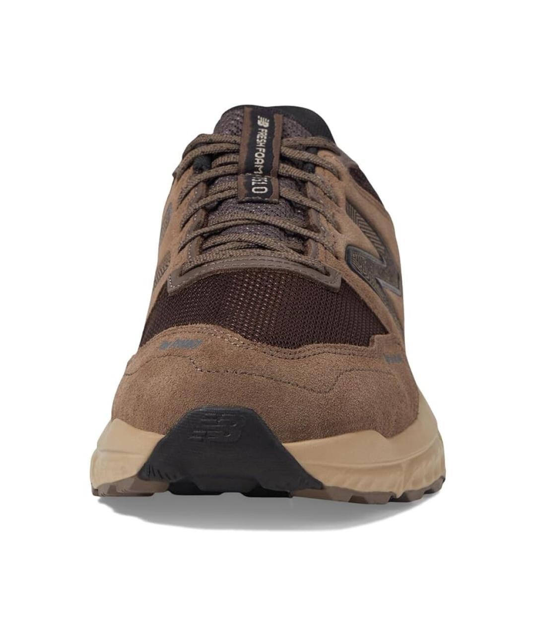 NEW BALANCE Коричневые текстильные низкие кроссовки / кеды, фото 2