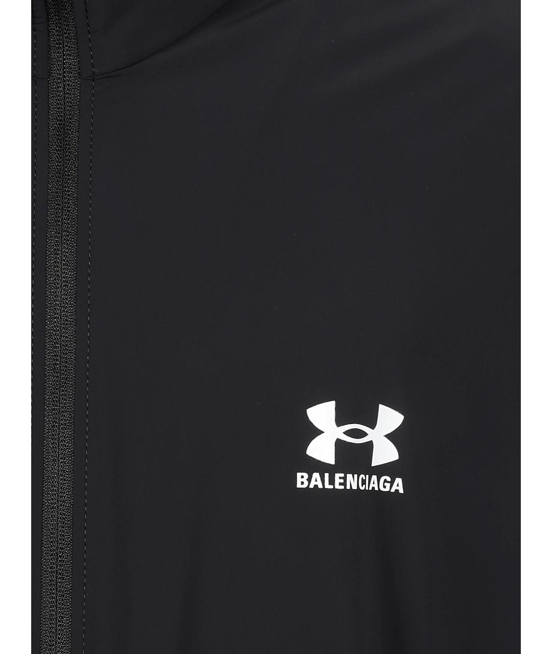 BALENCIAGA Черная полиамидовая куртка, фото 3