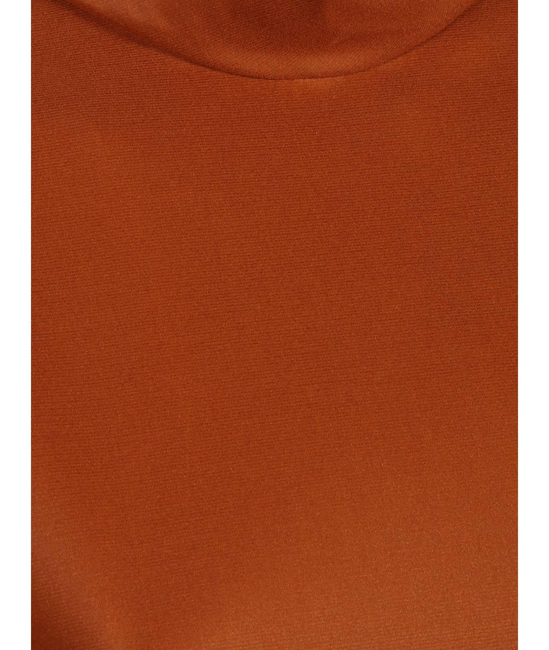 SAINT LAURENT Коричневая шелковая блузы, фото 2