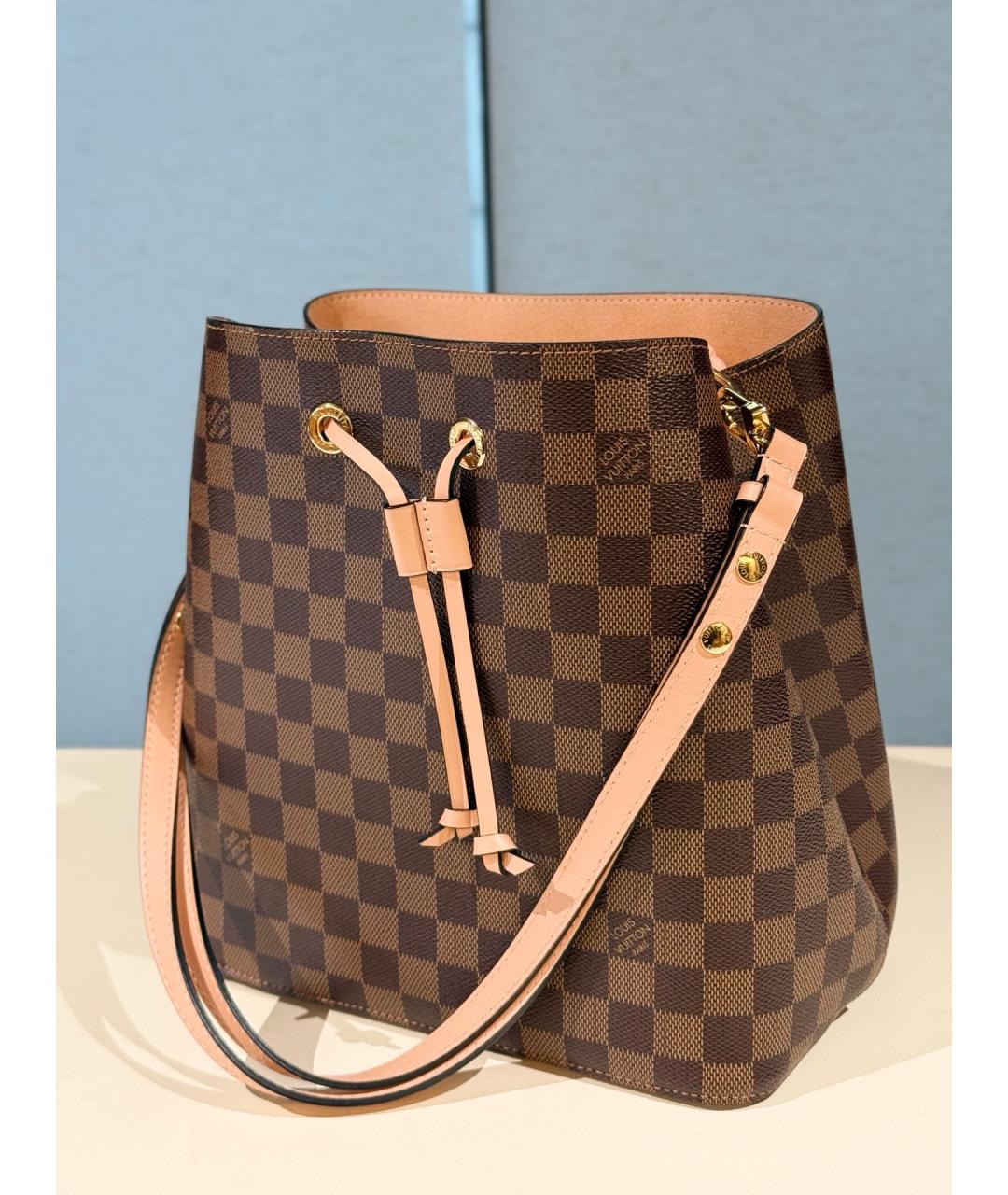 LOUIS VUITTON Коричневая сумка через плечо, фото 2