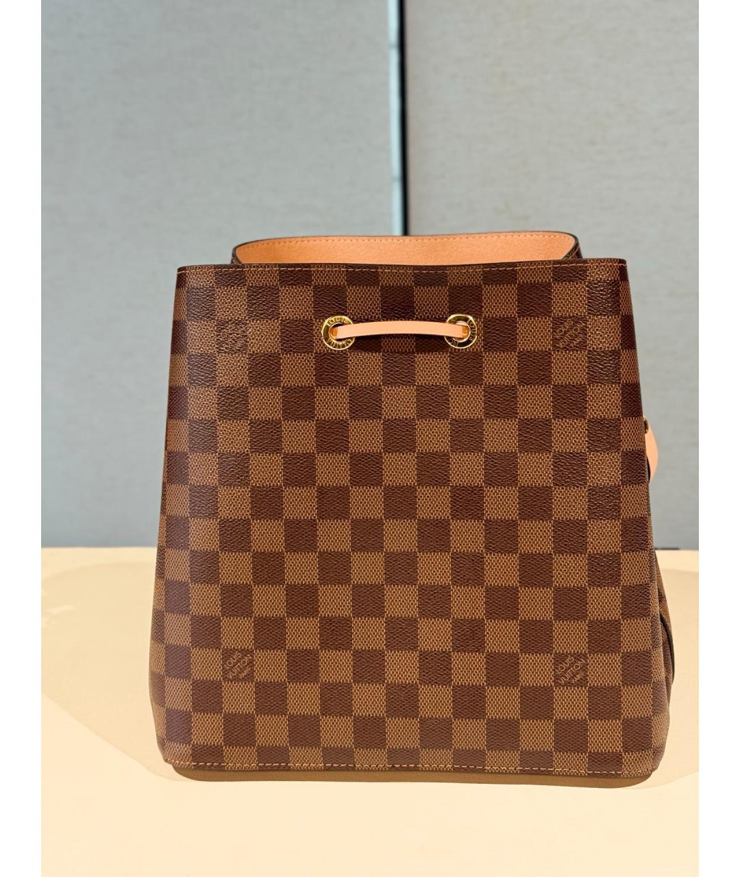 LOUIS VUITTON Коричневая сумка через плечо, фото 5