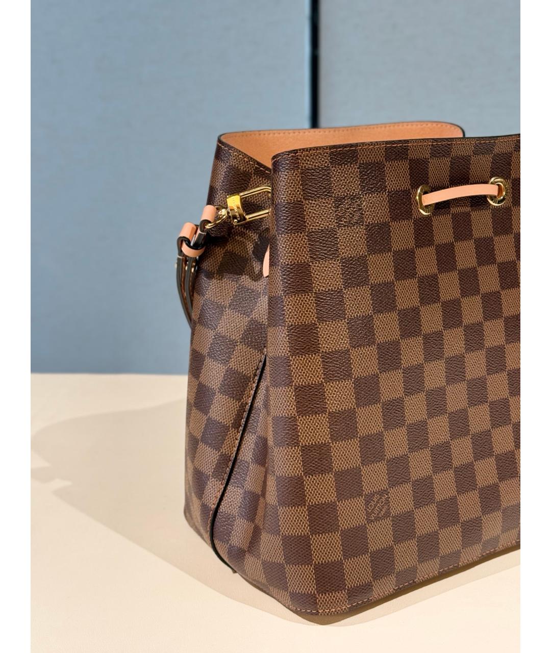 LOUIS VUITTON Коричневая сумка через плечо, фото 7