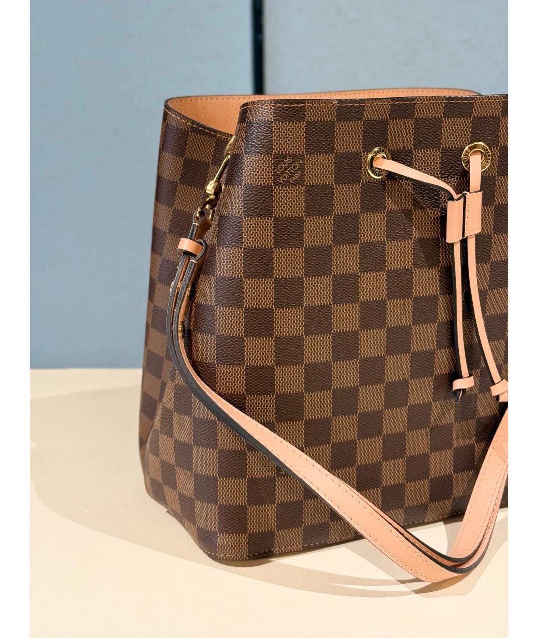 LOUIS VUITTON Коричневая сумка через плечо, фото 4