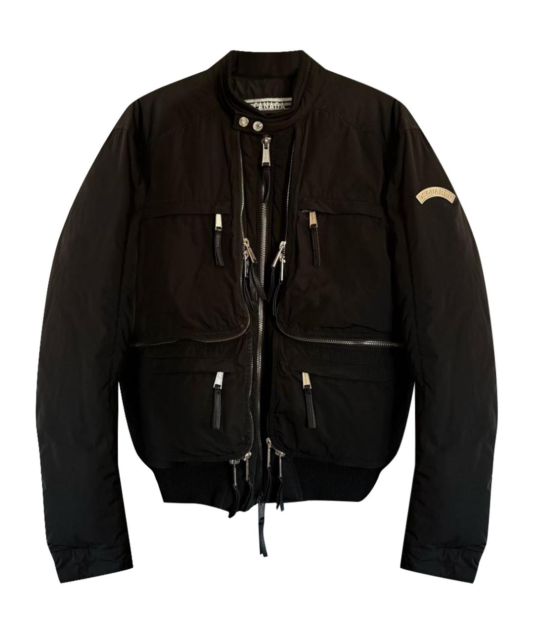 DSQUARED2 Черная полиэстеровая куртка, фото 1