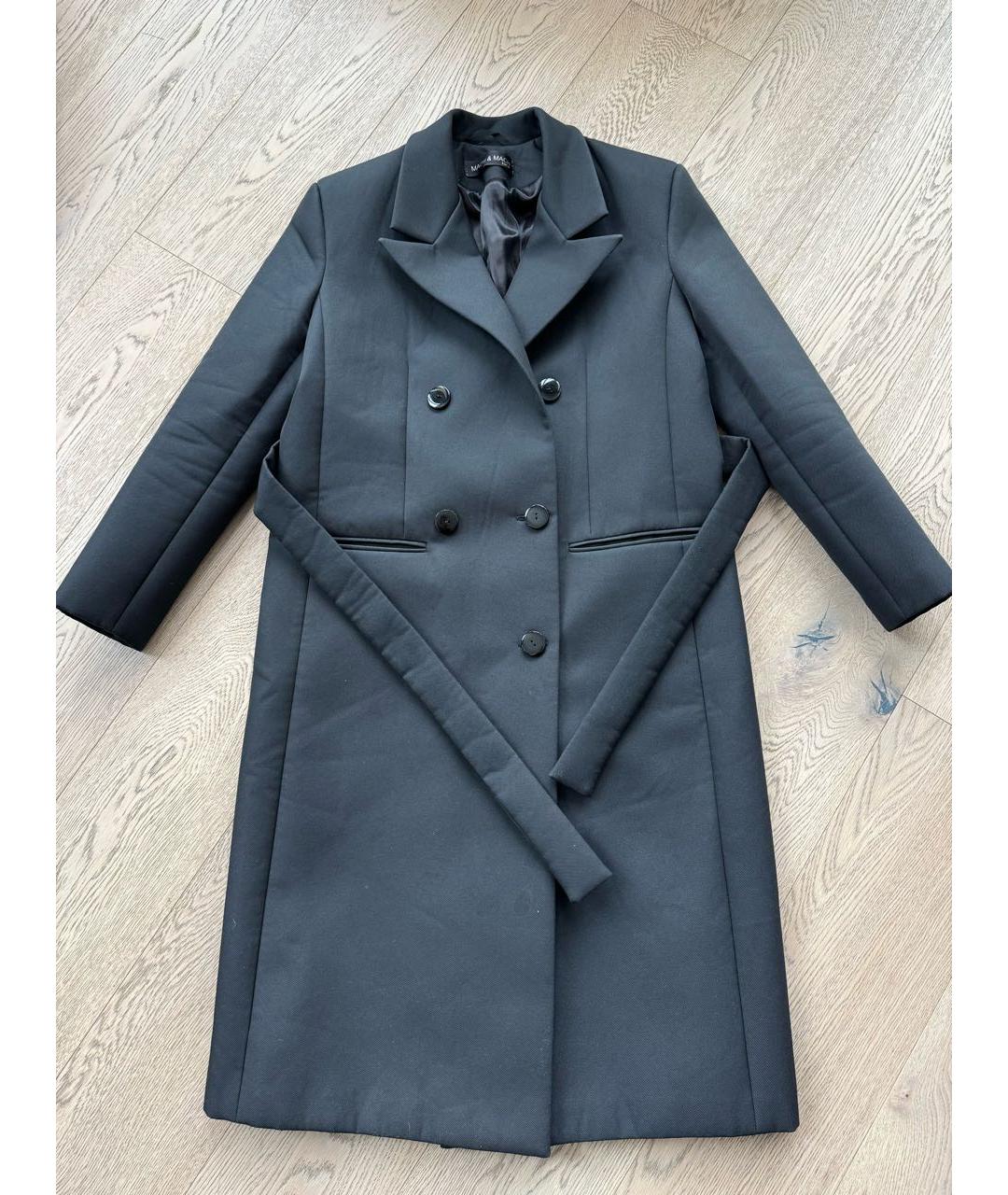 MACH&MACH Черное пальто, фото 4