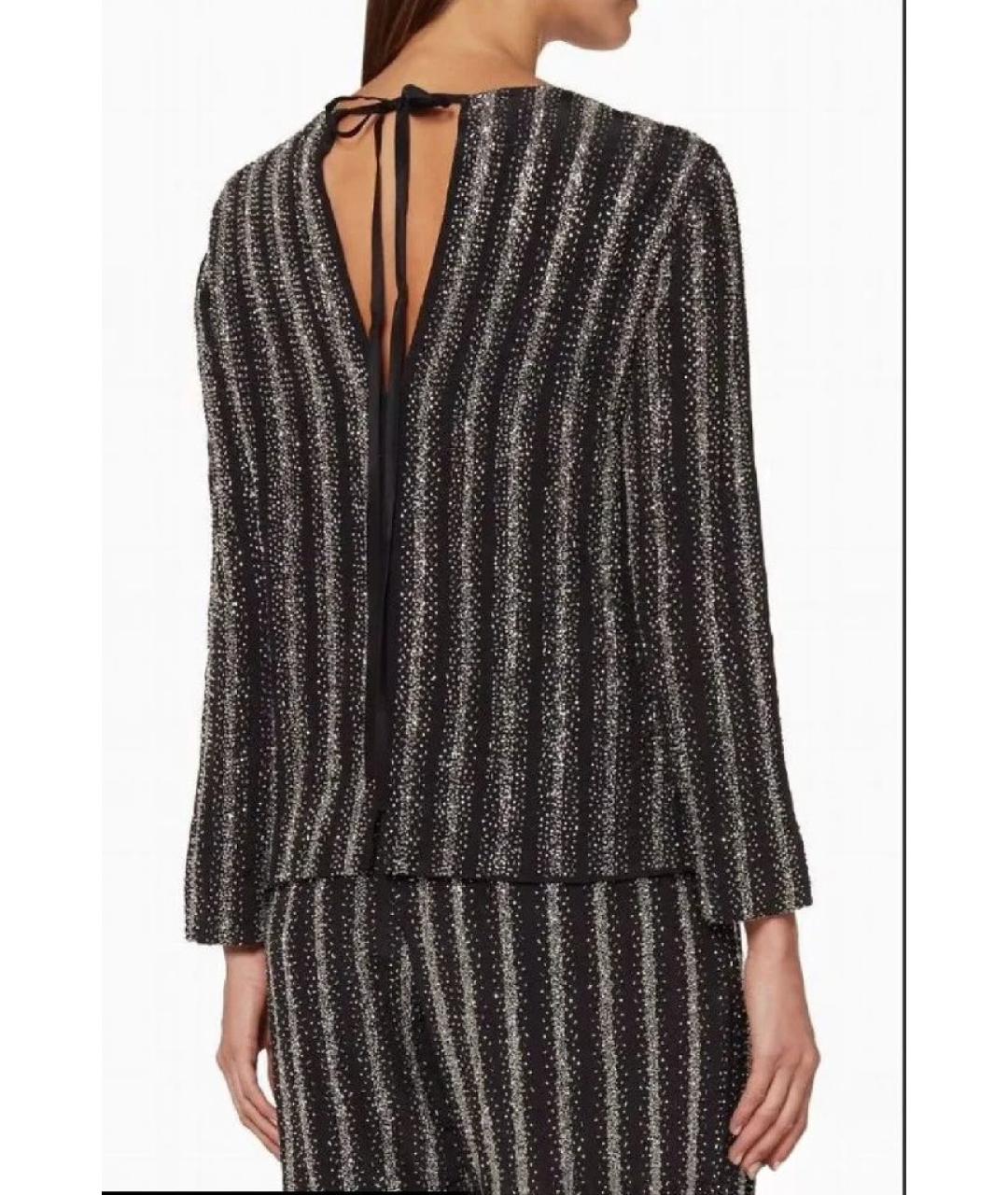 DRIES VAN NOTEN Серебрянный шелковый костюм с брюками, фото 8