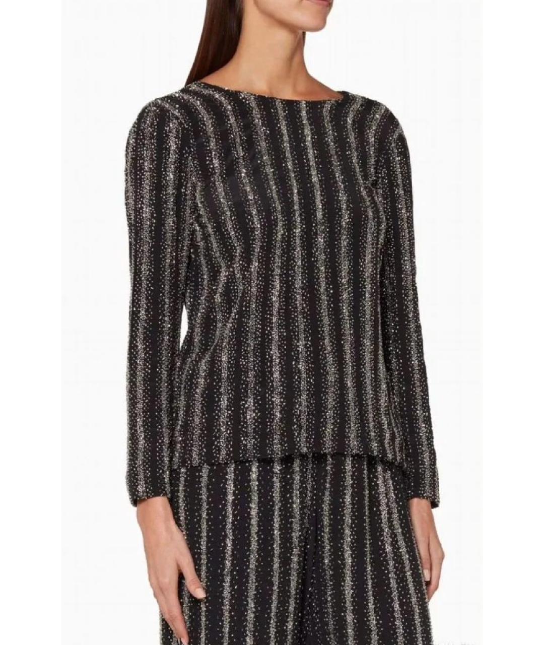 DRIES VAN NOTEN Серебрянный шелковый костюм с брюками, фото 7