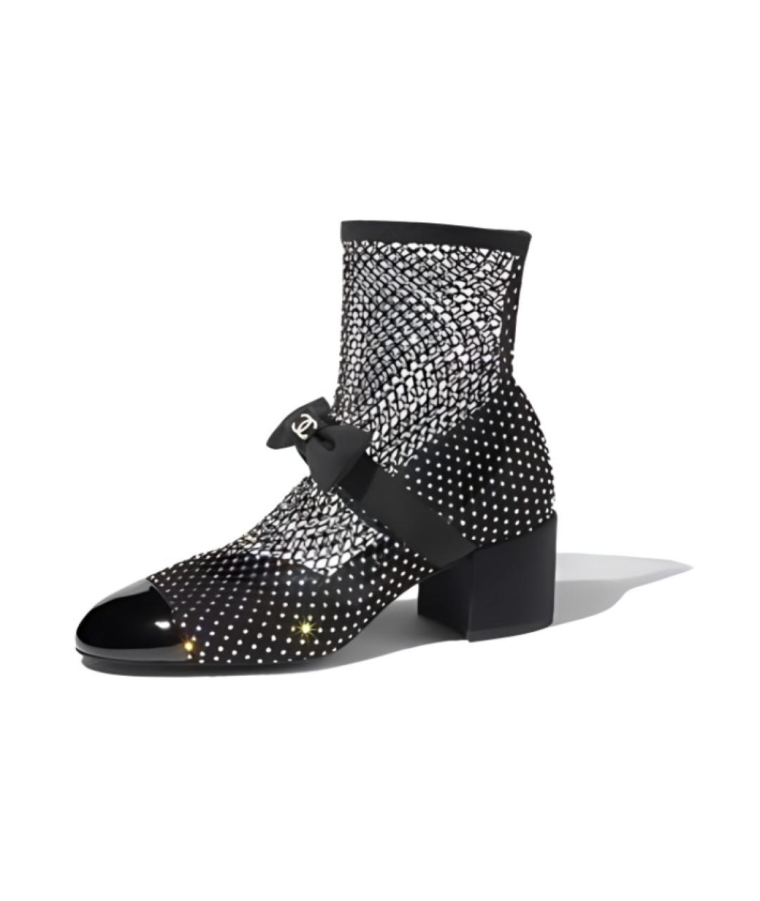 CHANEL Черные сапоги, фото 3