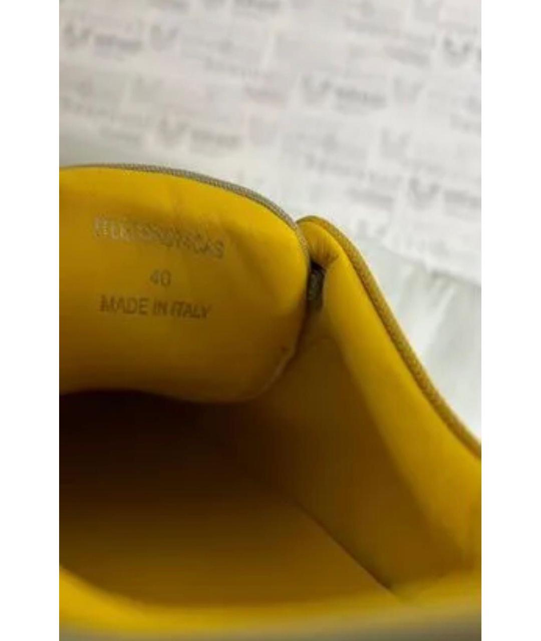 BURBERRY Бежевые текстильные кеды, фото 6