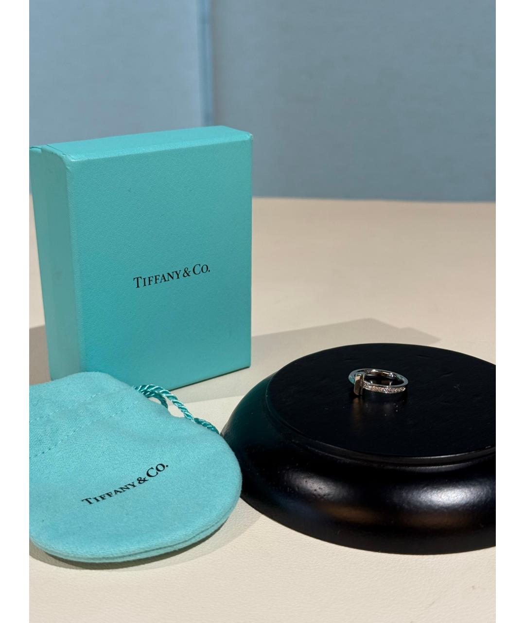 TIFFANY&CO Серебряное кольцо из белого золота, фото 2