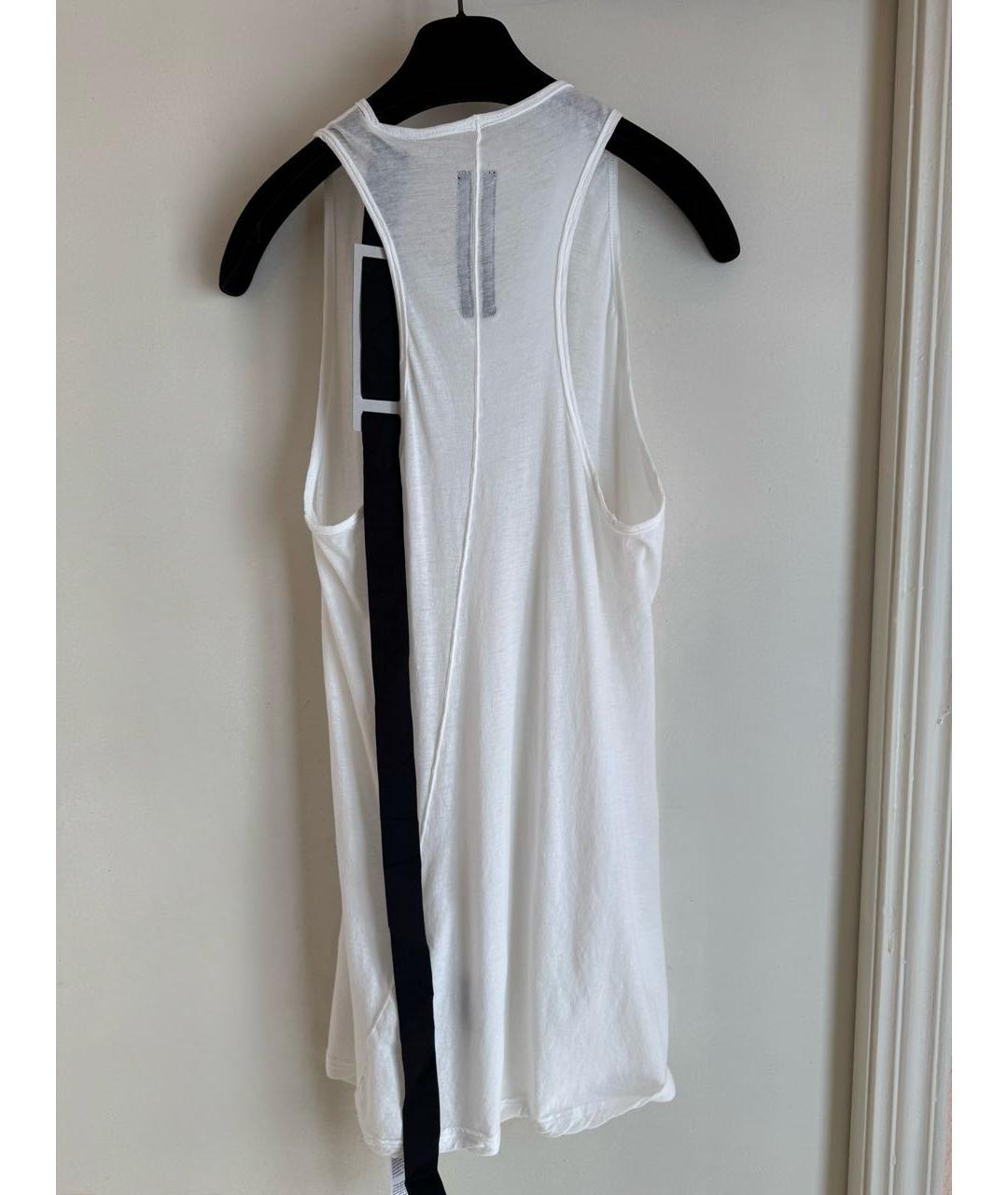 RICK OWENS DRKSHDW Белая хлопковая майка, фото 7