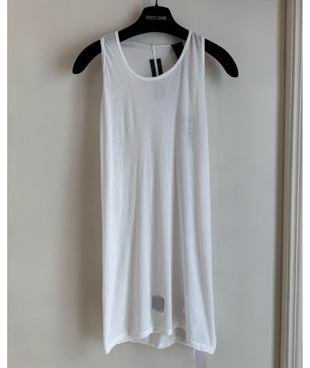 RICK OWENS DRKSHDW Белая хлопковая майка, фото 6