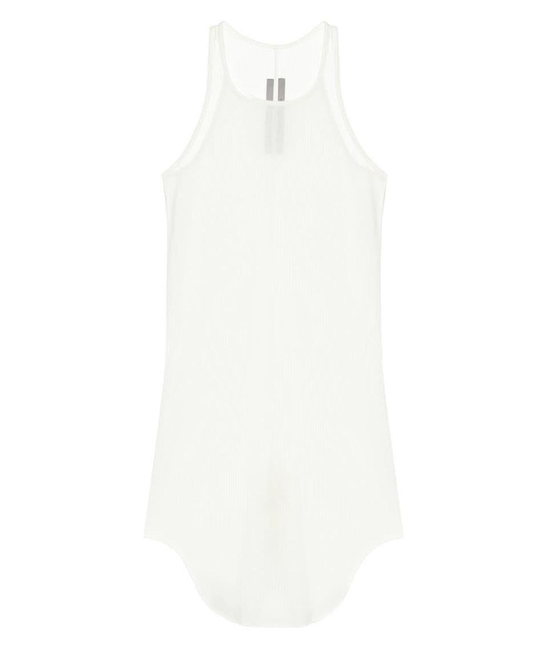 RICK OWENS DRKSHDW Белая хлопковая майка, фото 1