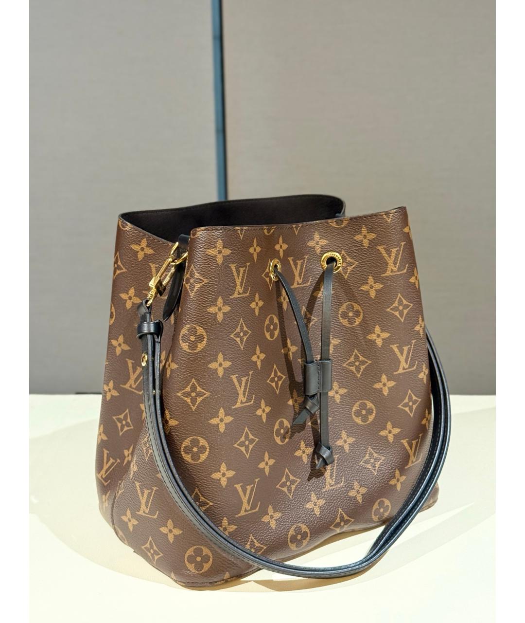 LOUIS VUITTON Коричневая сумка через плечо, фото 3