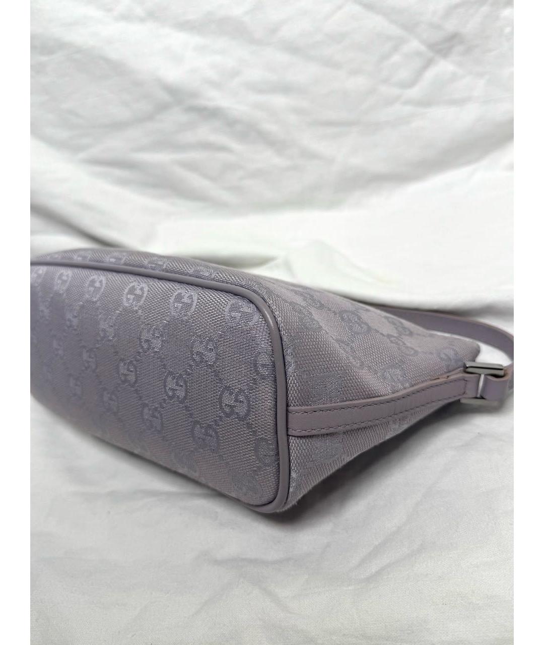 GUCCI Фиолетовая сумка с короткими ручками, фото 4