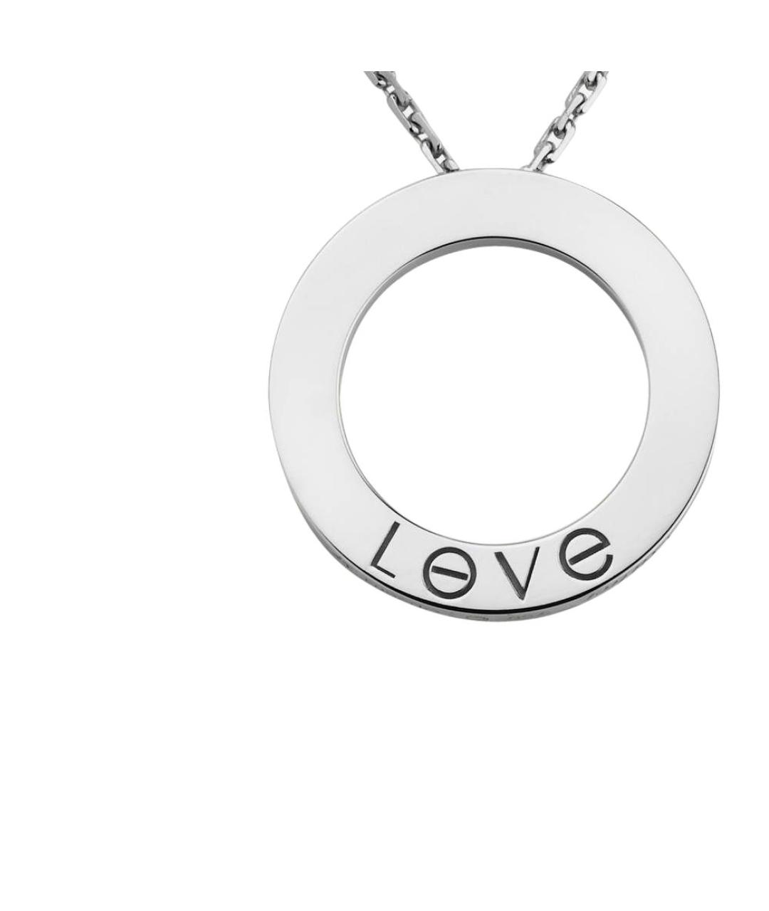 CARTIER Серебряное колье из белого золота, фото 5