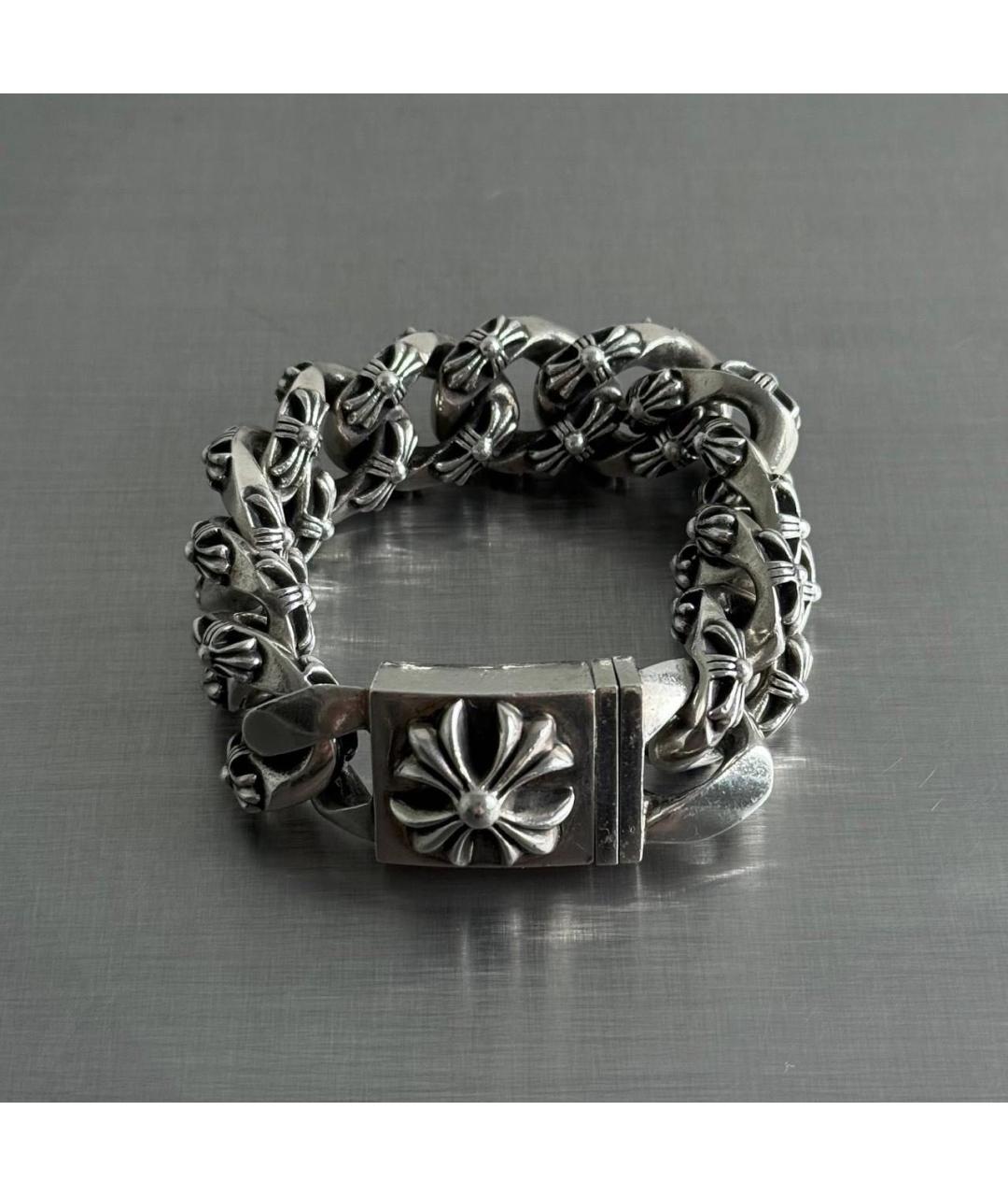 CHROME HEARTS Серебрянный серебряный браслет, фото 5