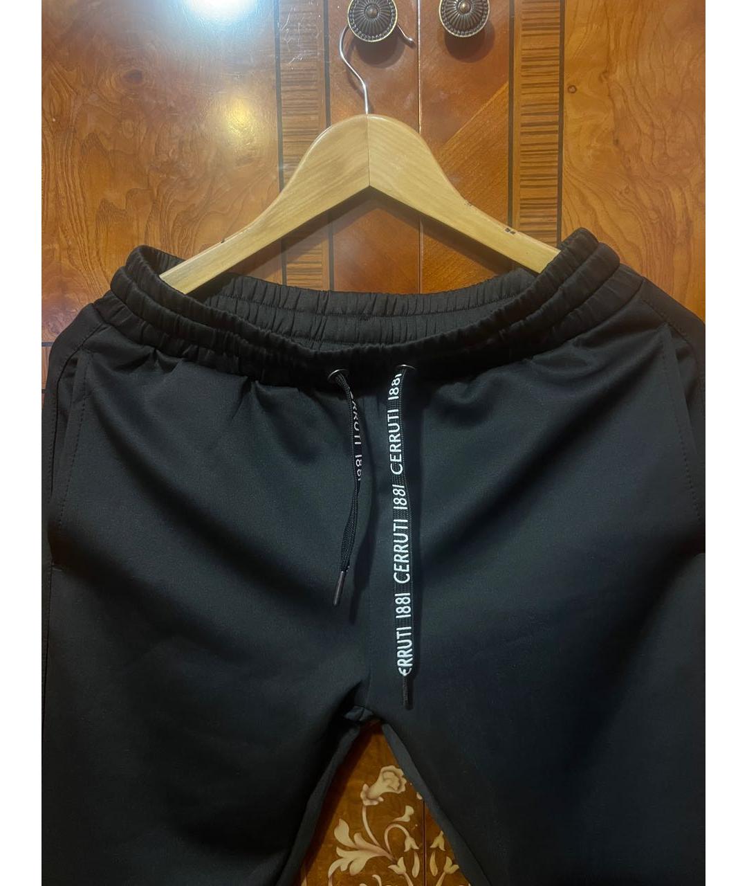 CERRUTI 1881 Черный полиэстеровый спортивный костюм, фото 3