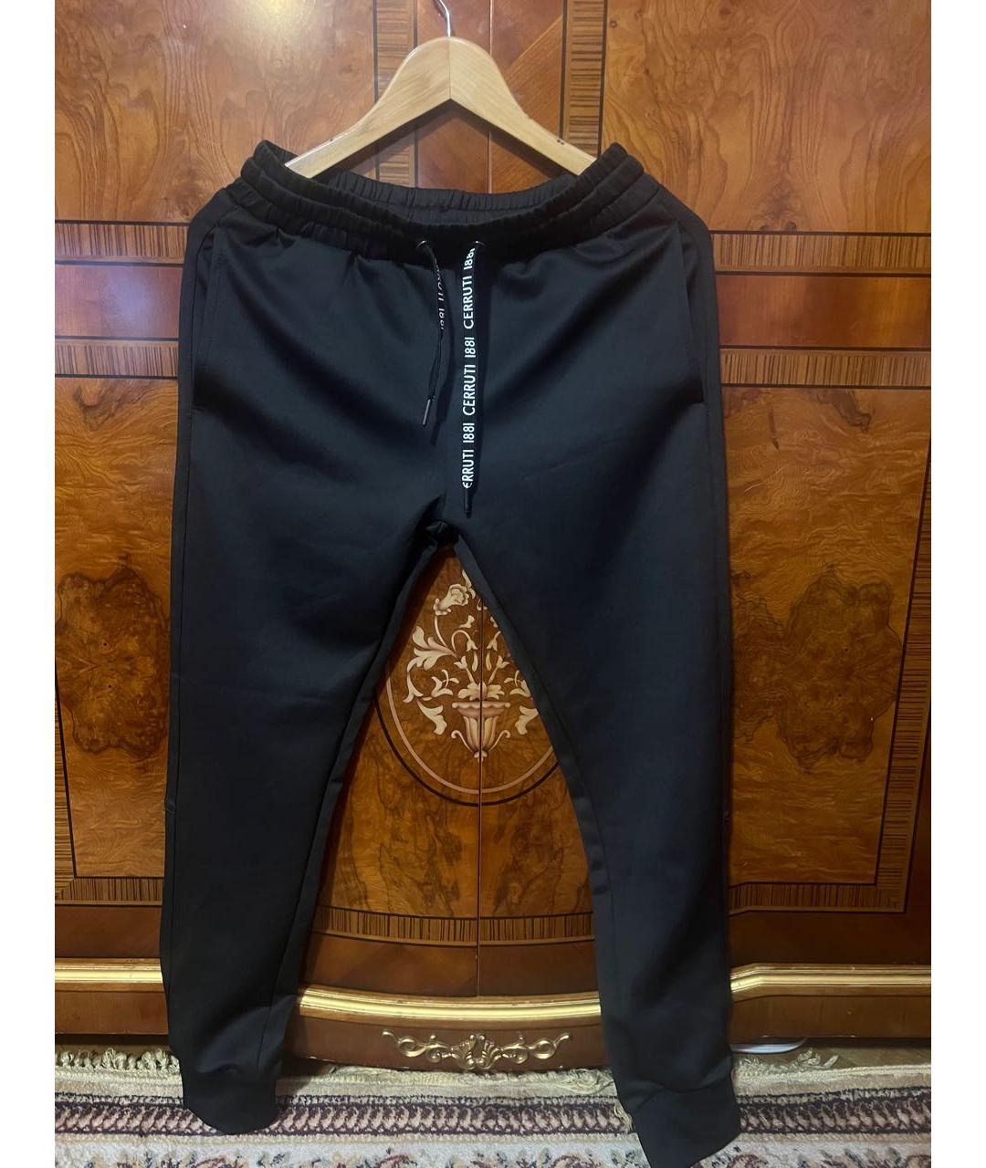 CERRUTI 1881 Черный полиэстеровый спортивный костюм, фото 2