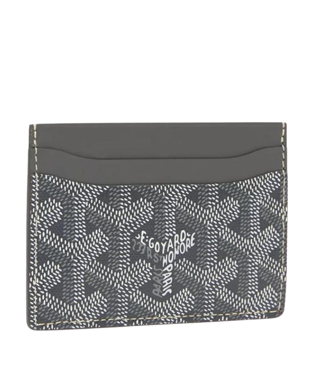 GOYARD Серый кожаный кардхолдер, фото 1