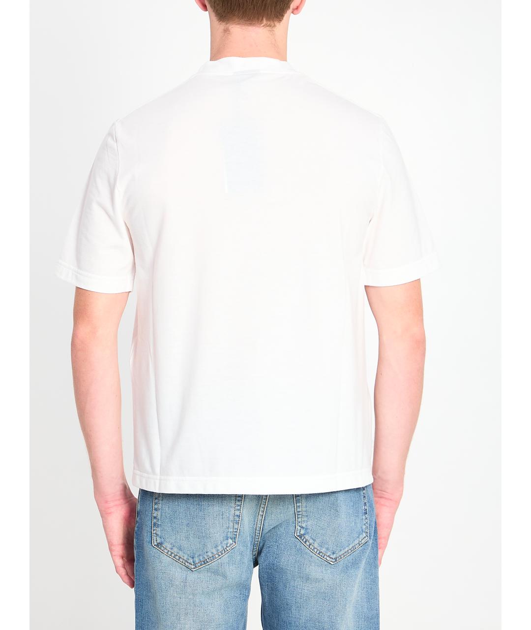 GUCCI Белая хлопковая футболка, фото 4