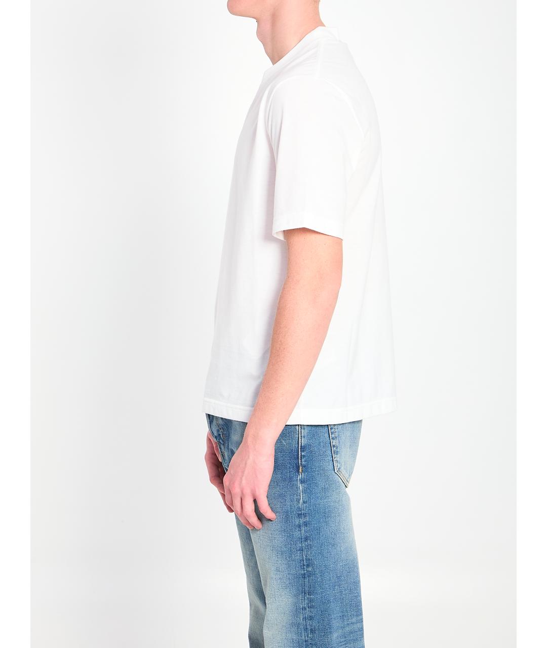 GUCCI Белая хлопковая футболка, фото 3