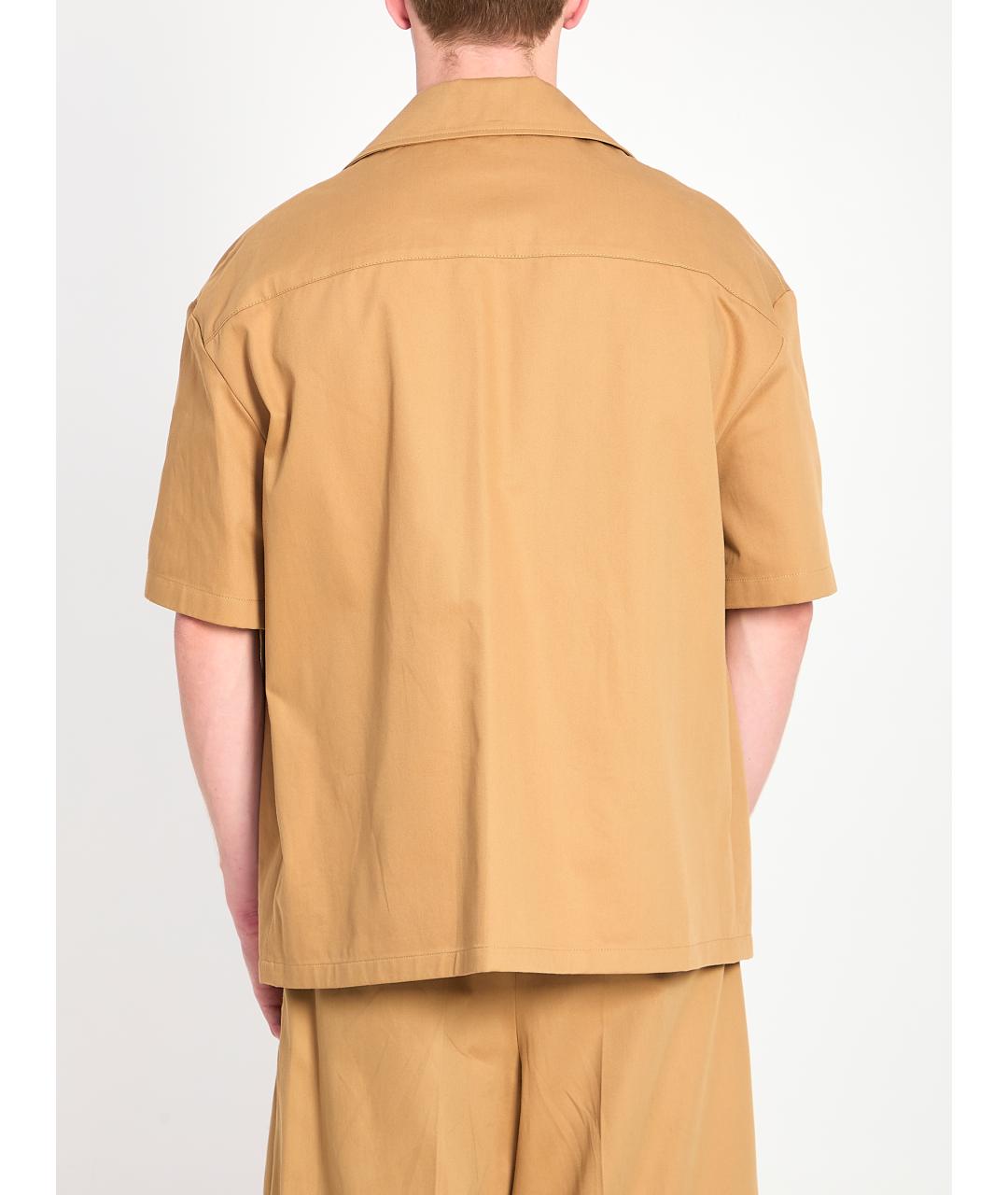 LOEWE Оранжевая хлопковая кэжуал рубашка, фото 4