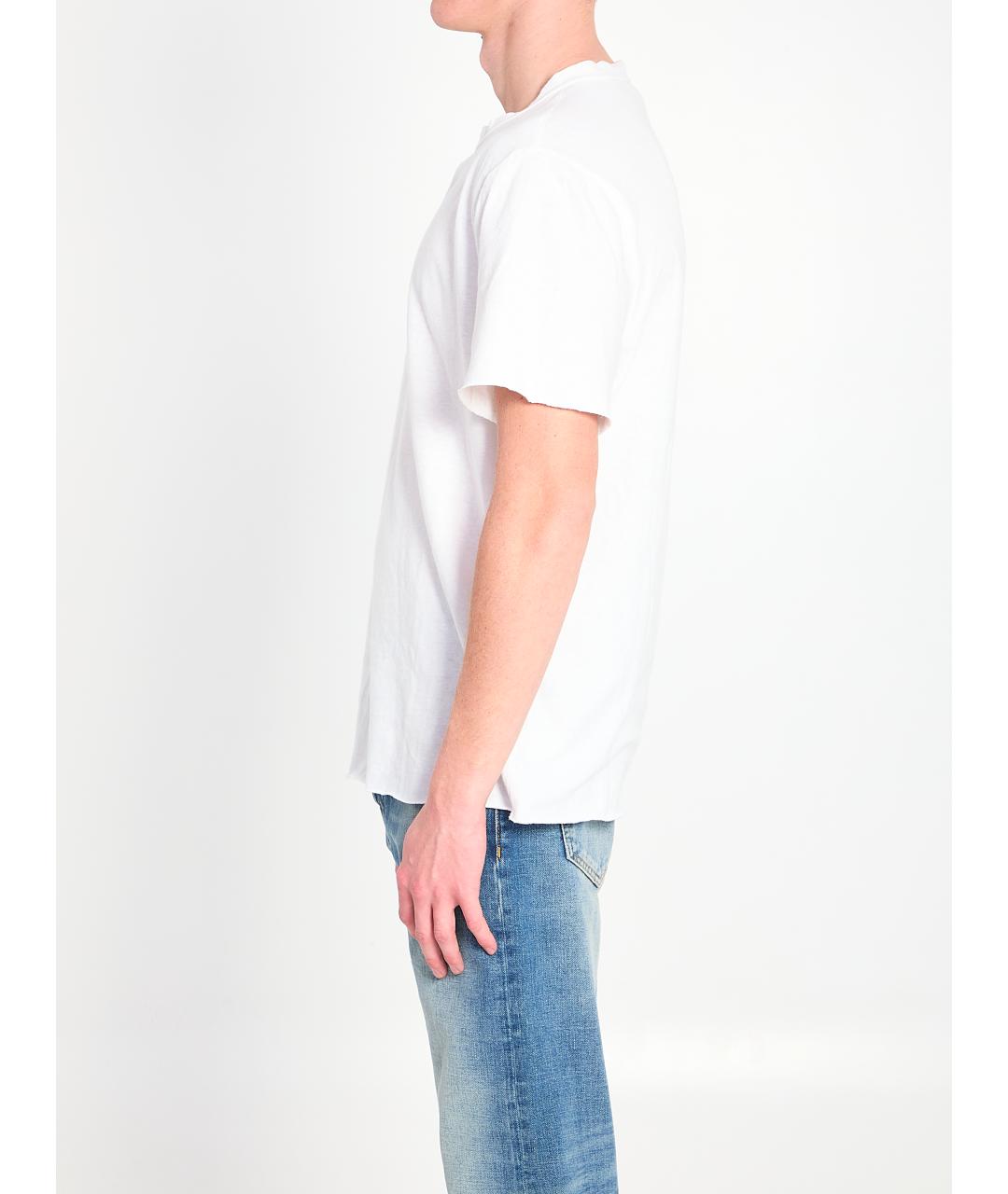 JAMES PERSE Белая хлопковая футболка, фото 3