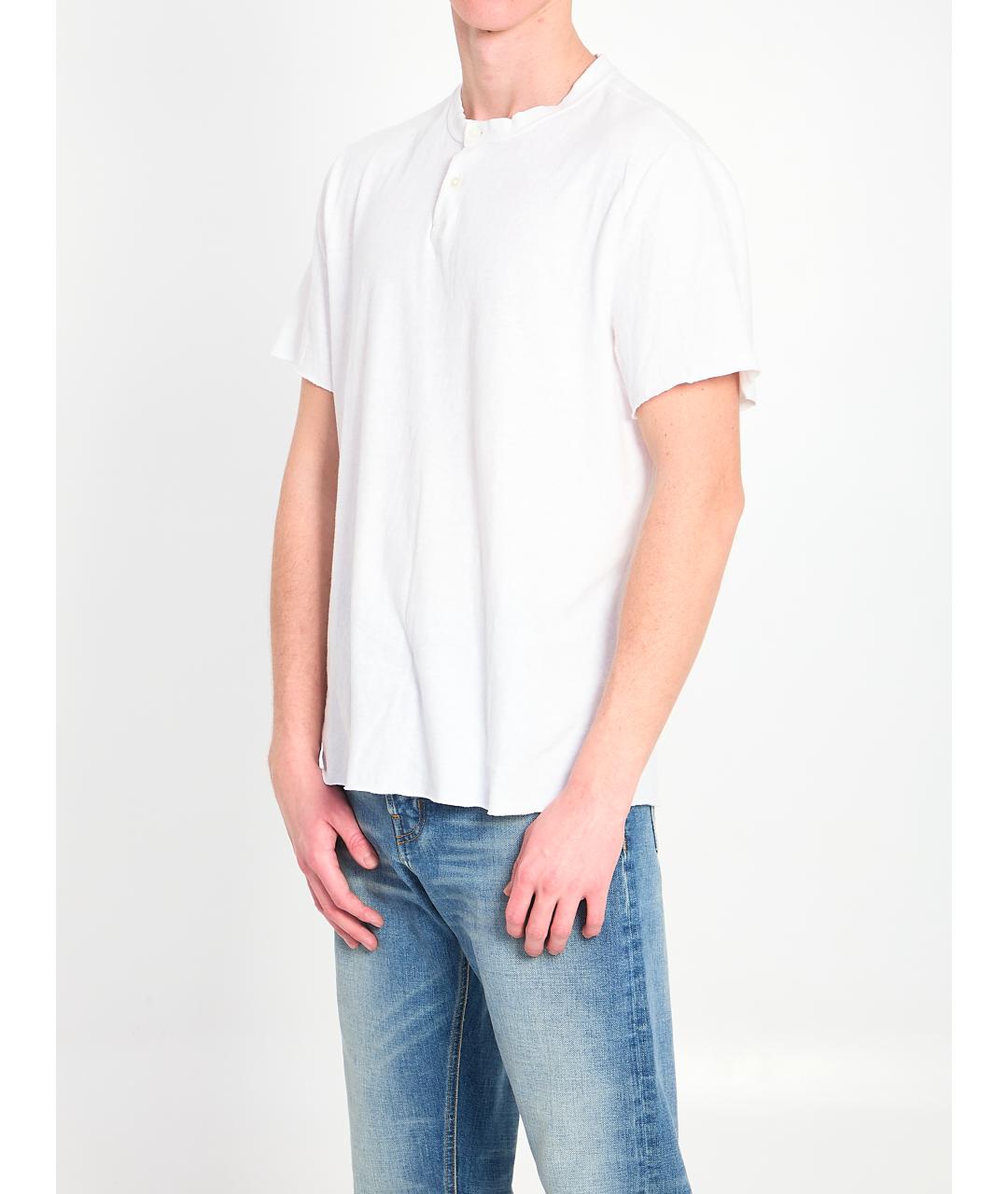 JAMES PERSE Белая хлопковая футболка, фото 2