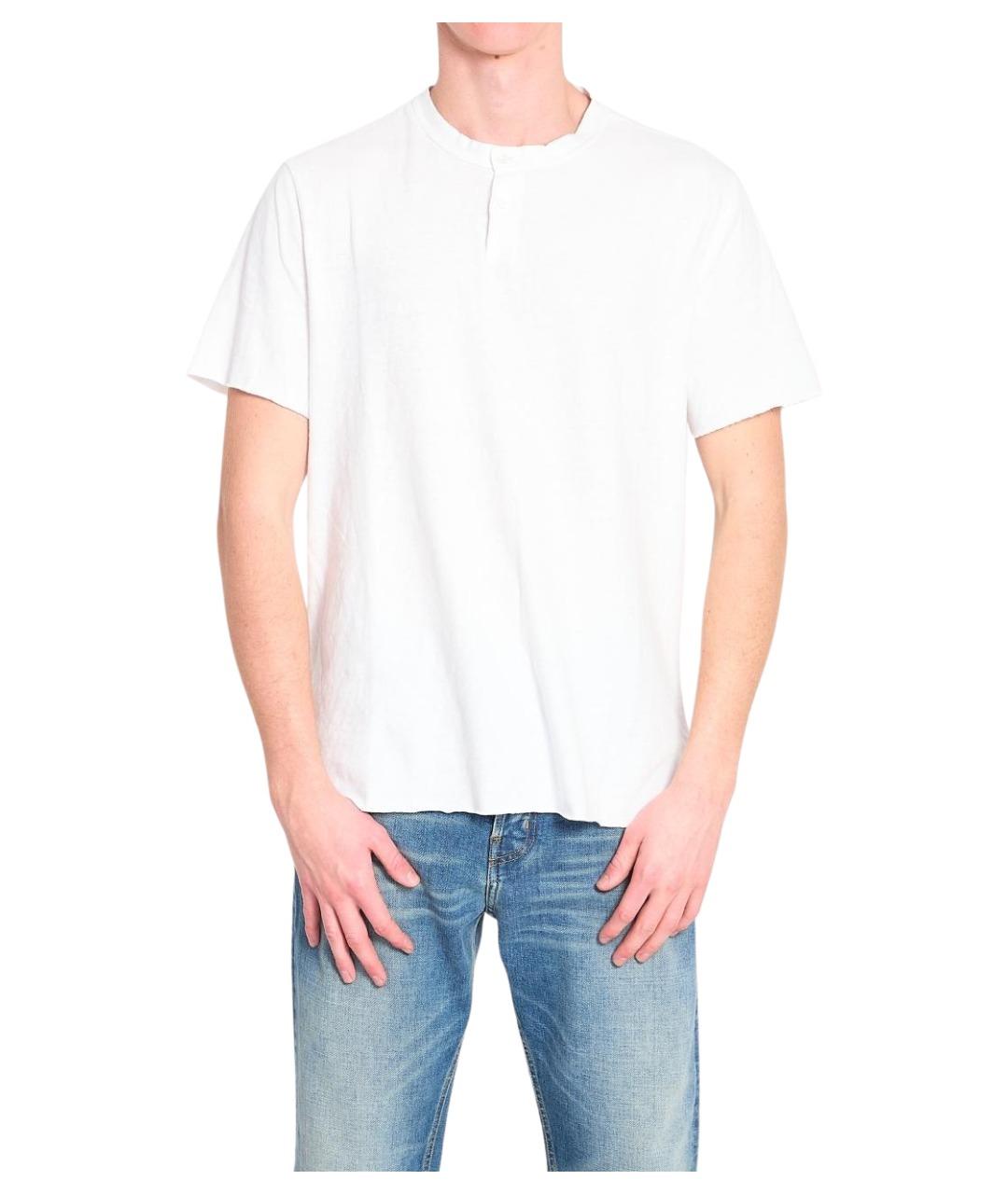 JAMES PERSE Белая хлопковая футболка, фото 1