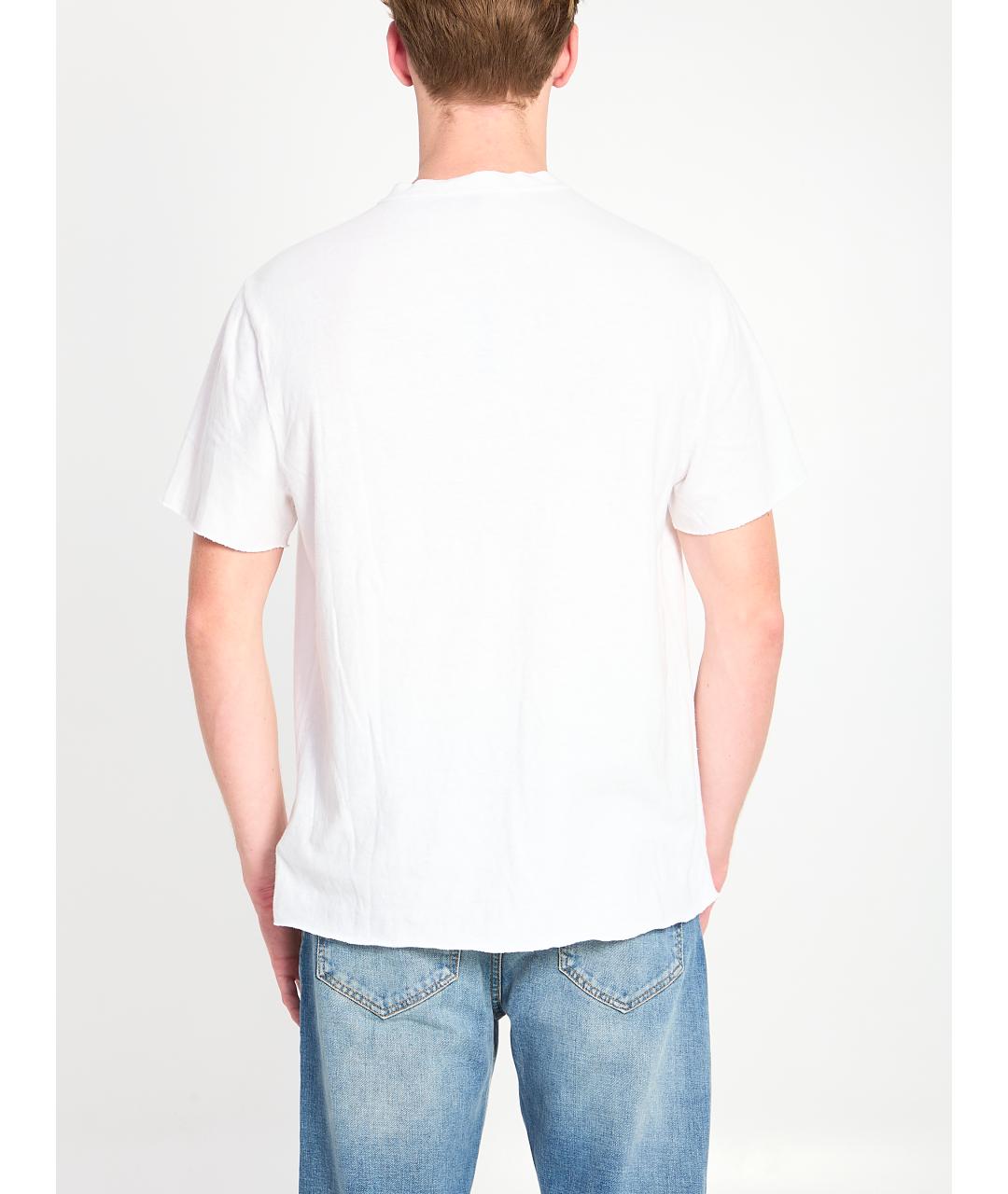 JAMES PERSE Белая хлопковая футболка, фото 4