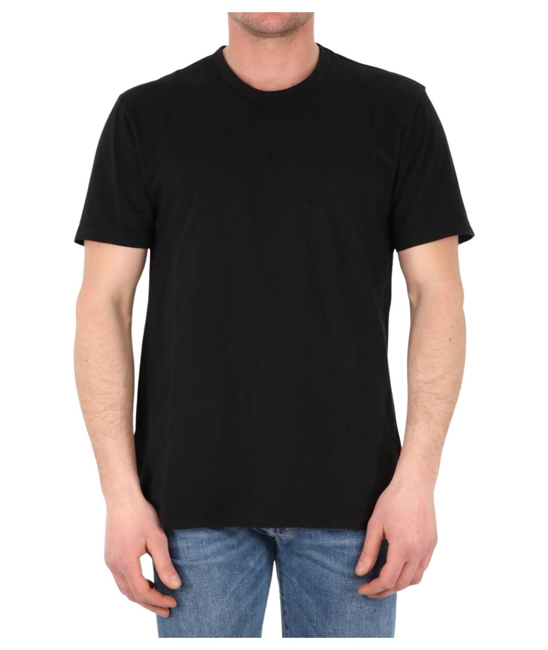 JAMES PERSE Черная хлопковая футболка, фото 1