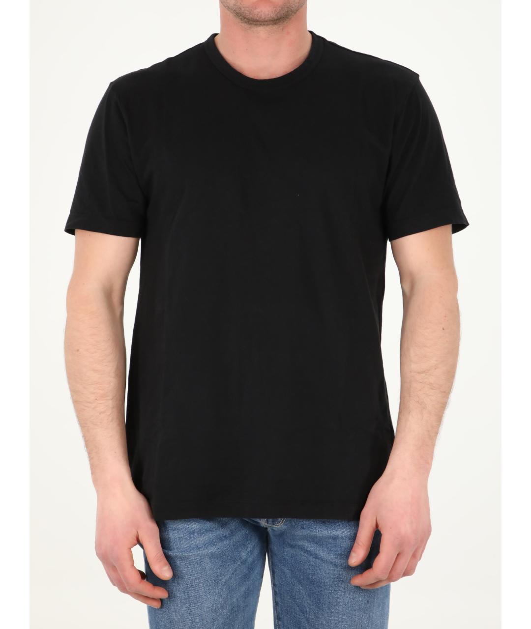 JAMES PERSE Черная хлопковая футболка, фото 5