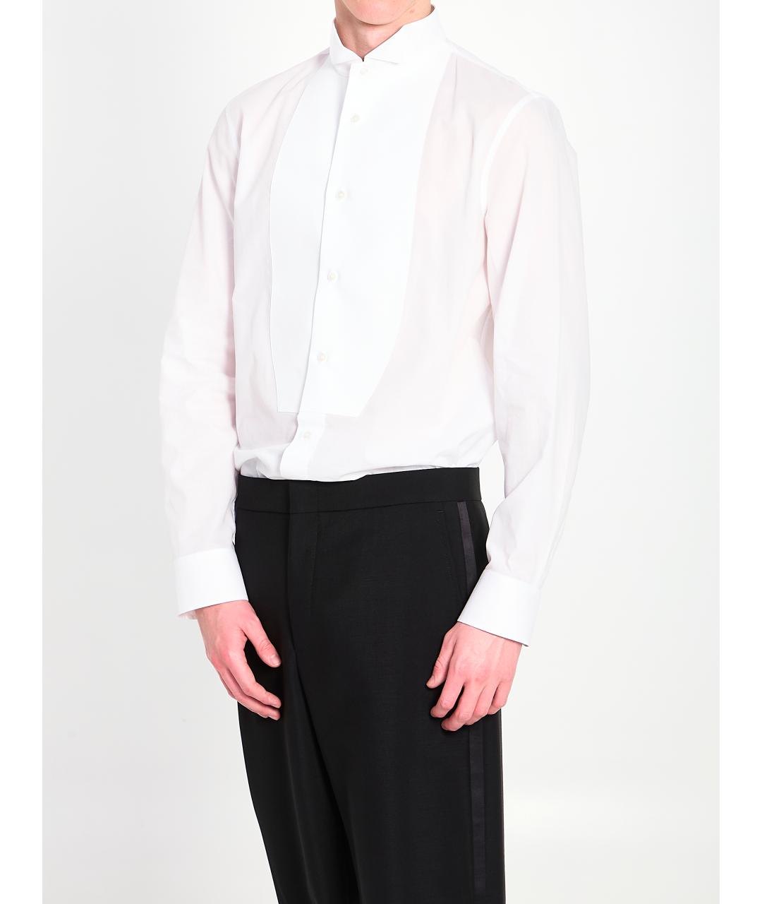 GUCCI Белая хлопковая кэжуал рубашка, фото 2