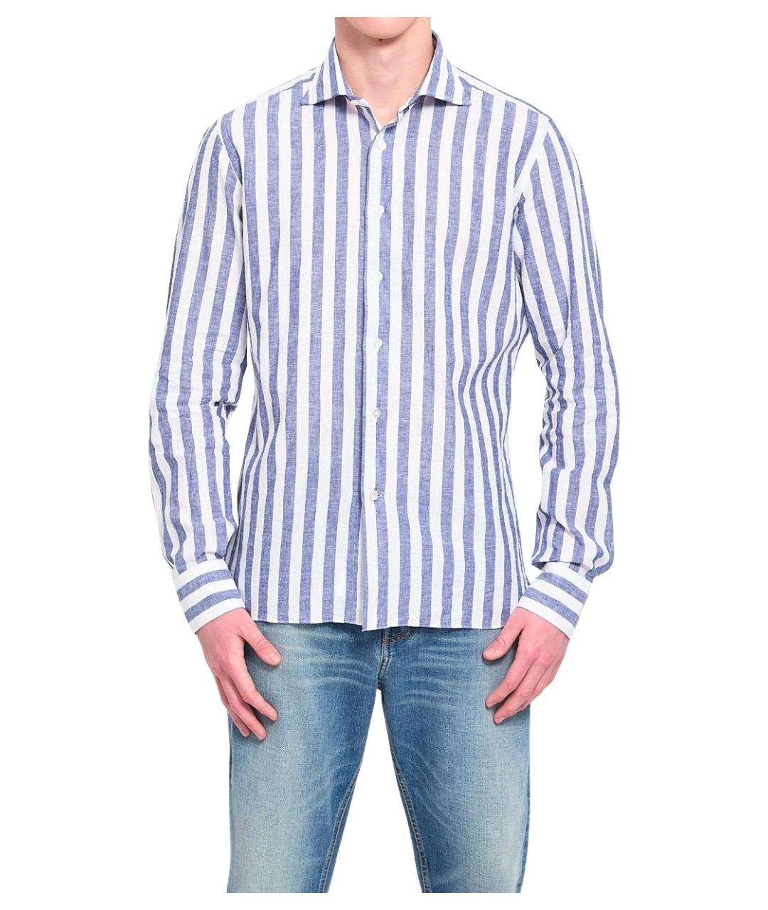 BORRIELLO Хлопковая кэжуал рубашка, фото 1