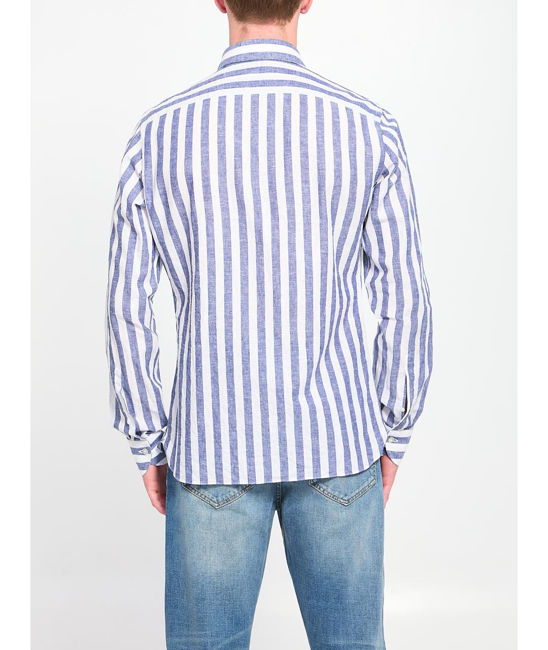 BORRIELLO Хлопковая кэжуал рубашка, фото 4