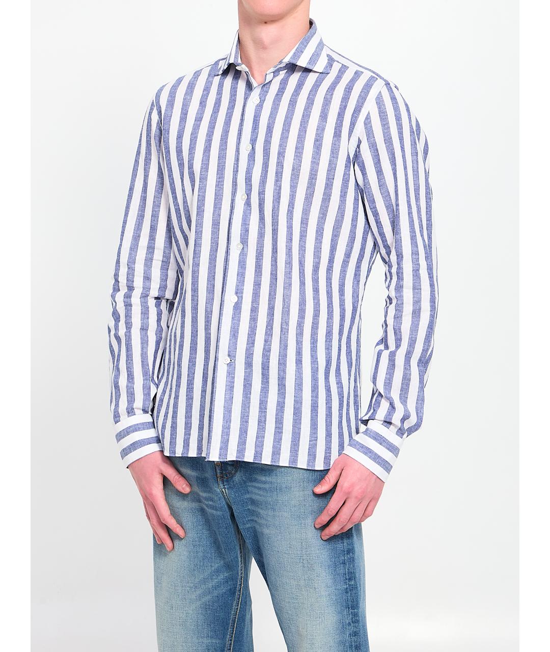 BORRIELLO Хлопковая кэжуал рубашка, фото 2