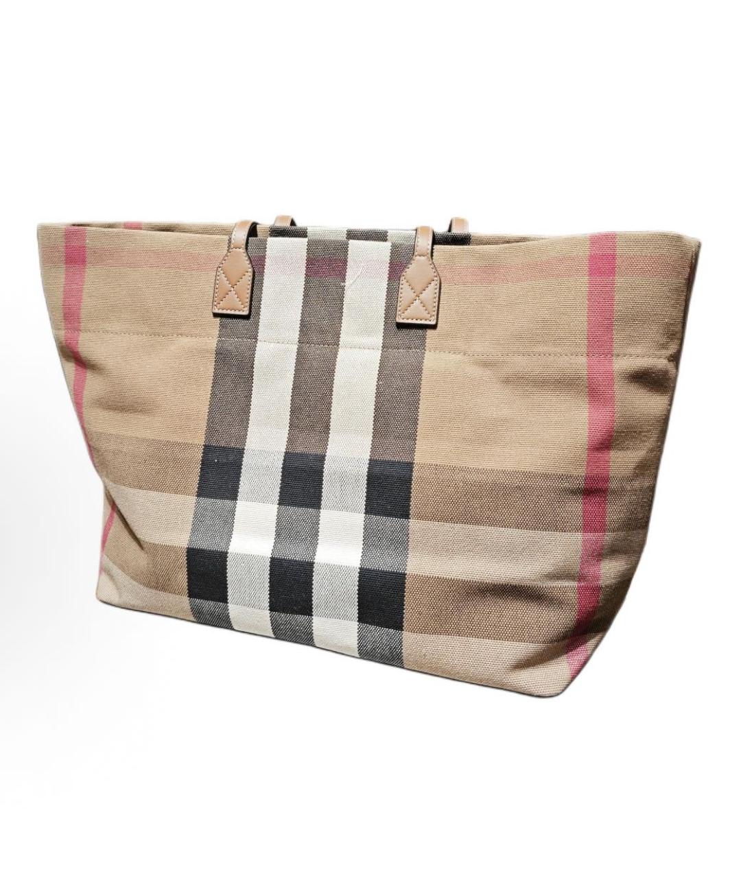 BURBERRY Мульти тканевая сумка тоут, фото 2