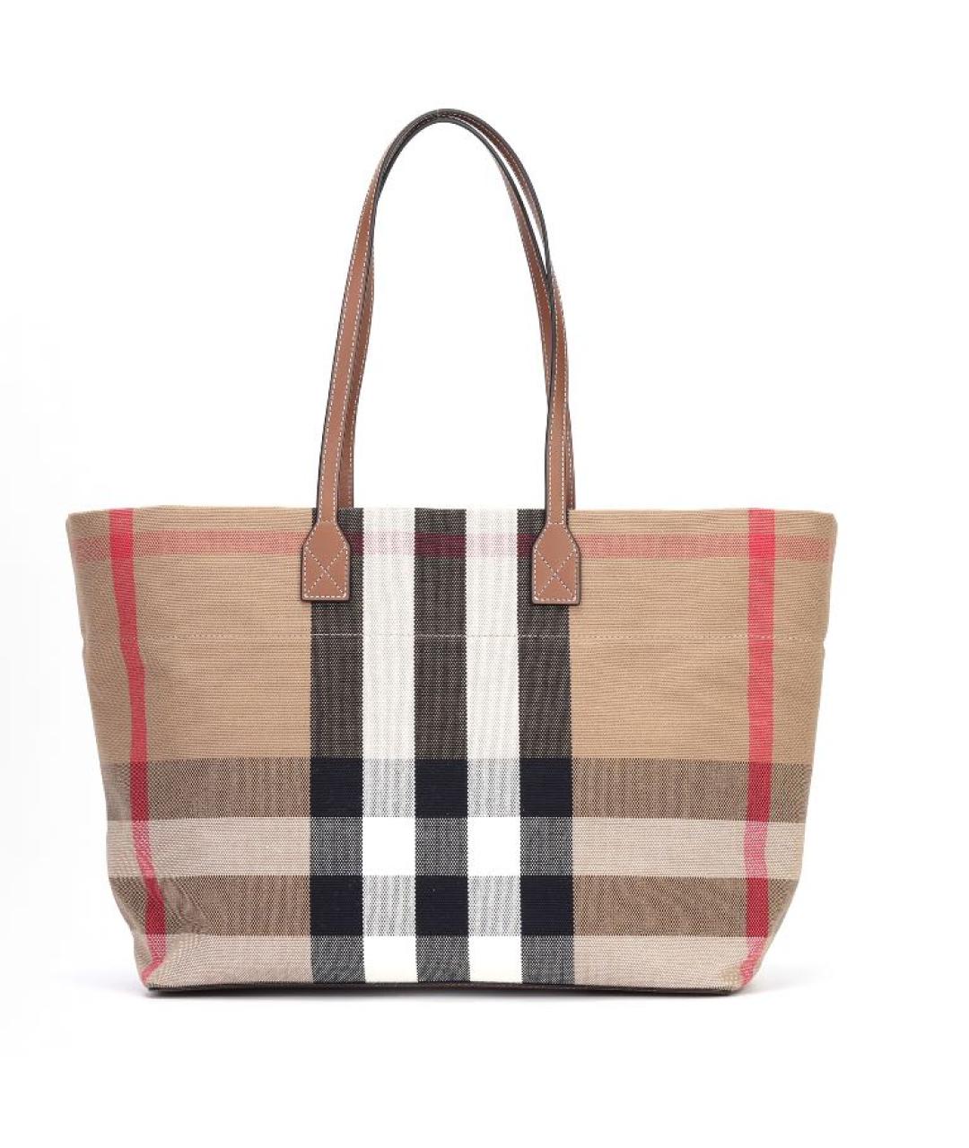 BURBERRY Мульти тканевая сумка тоут, фото 5