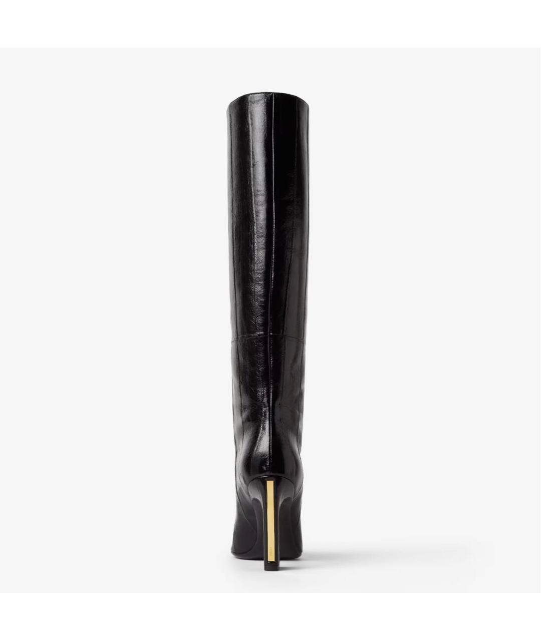 FENDI Черные кожаные сапоги, фото 3