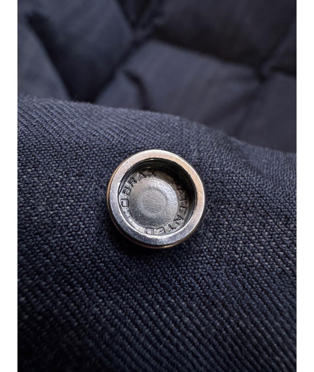 BRIONI Темно-синий шерстяной пуховик, фото 6