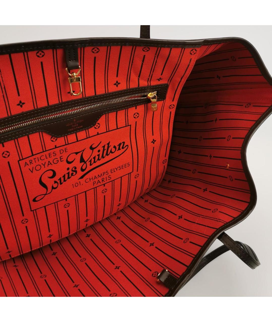 LOUIS VUITTON Коричневая сумка тоут, фото 6