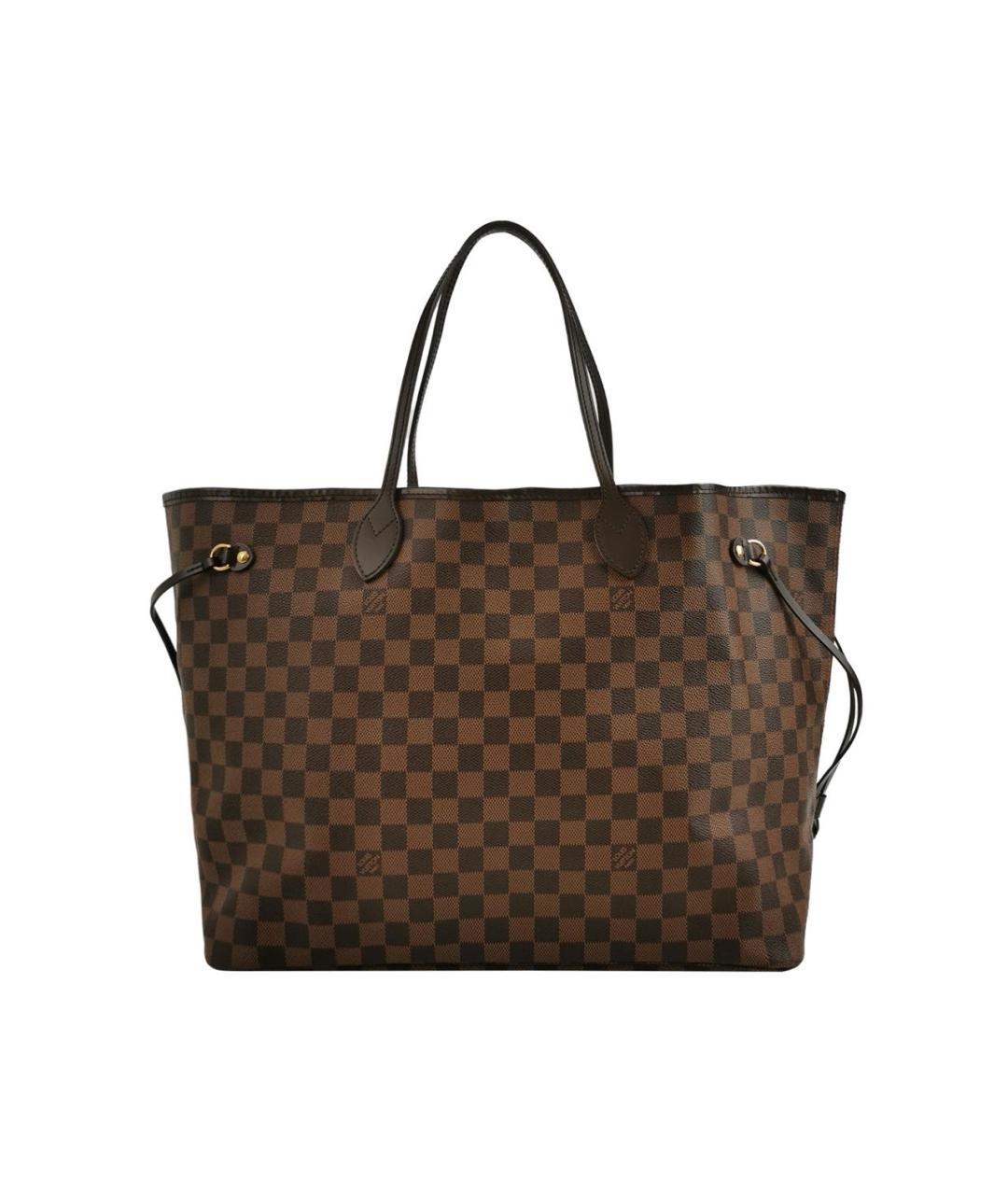 LOUIS VUITTON Коричневая сумка тоут, фото 9