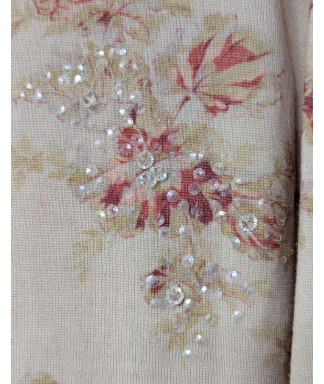 CHRISTIAN DIOR Бежевый шерстяной кардиган, фото 5