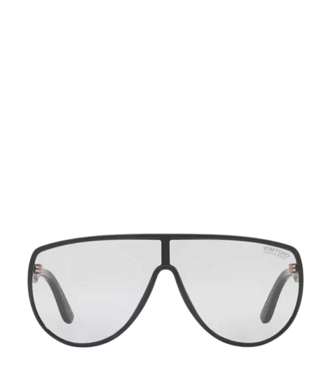 TOM FORD Черные пластиковые солнцезащитные очки, фото 1