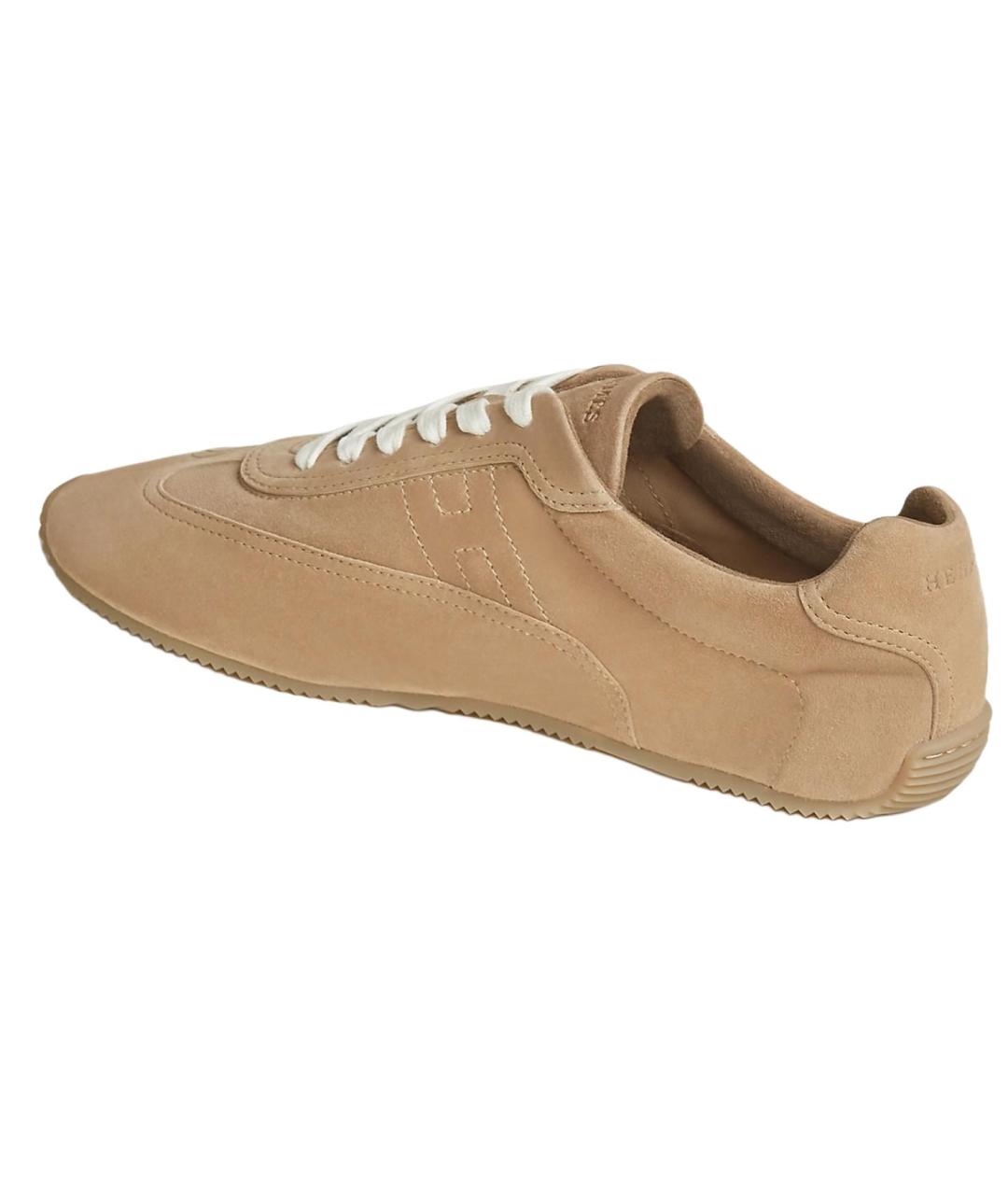 HERMES Кожаные низкие кроссовки / кеды, фото 5