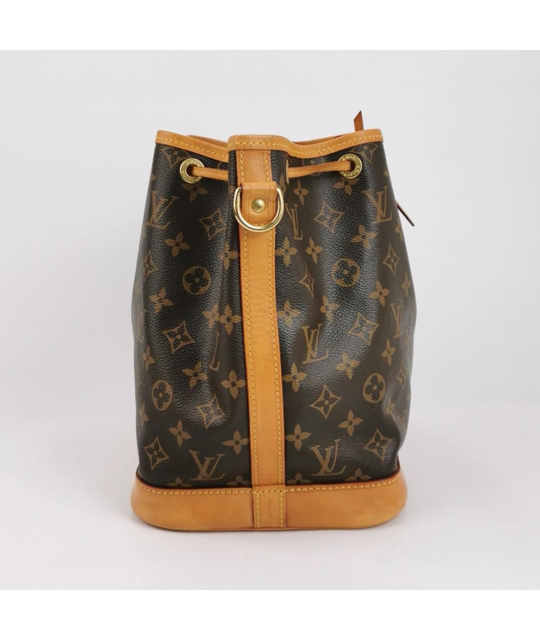 LOUIS VUITTON Коричневая кожаная сумка через плечо, фото 3