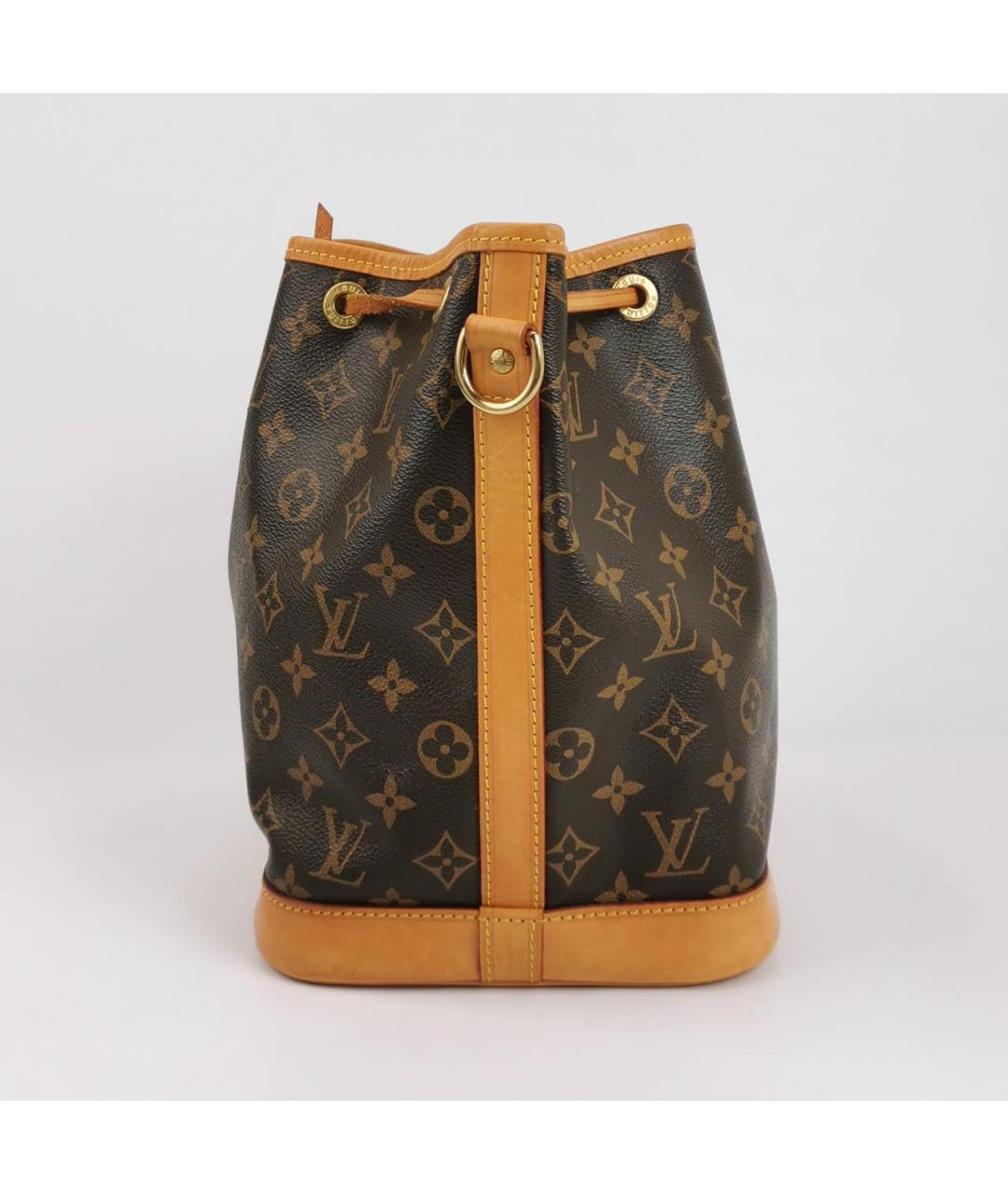 LOUIS VUITTON Коричневая кожаная сумка через плечо, фото 2