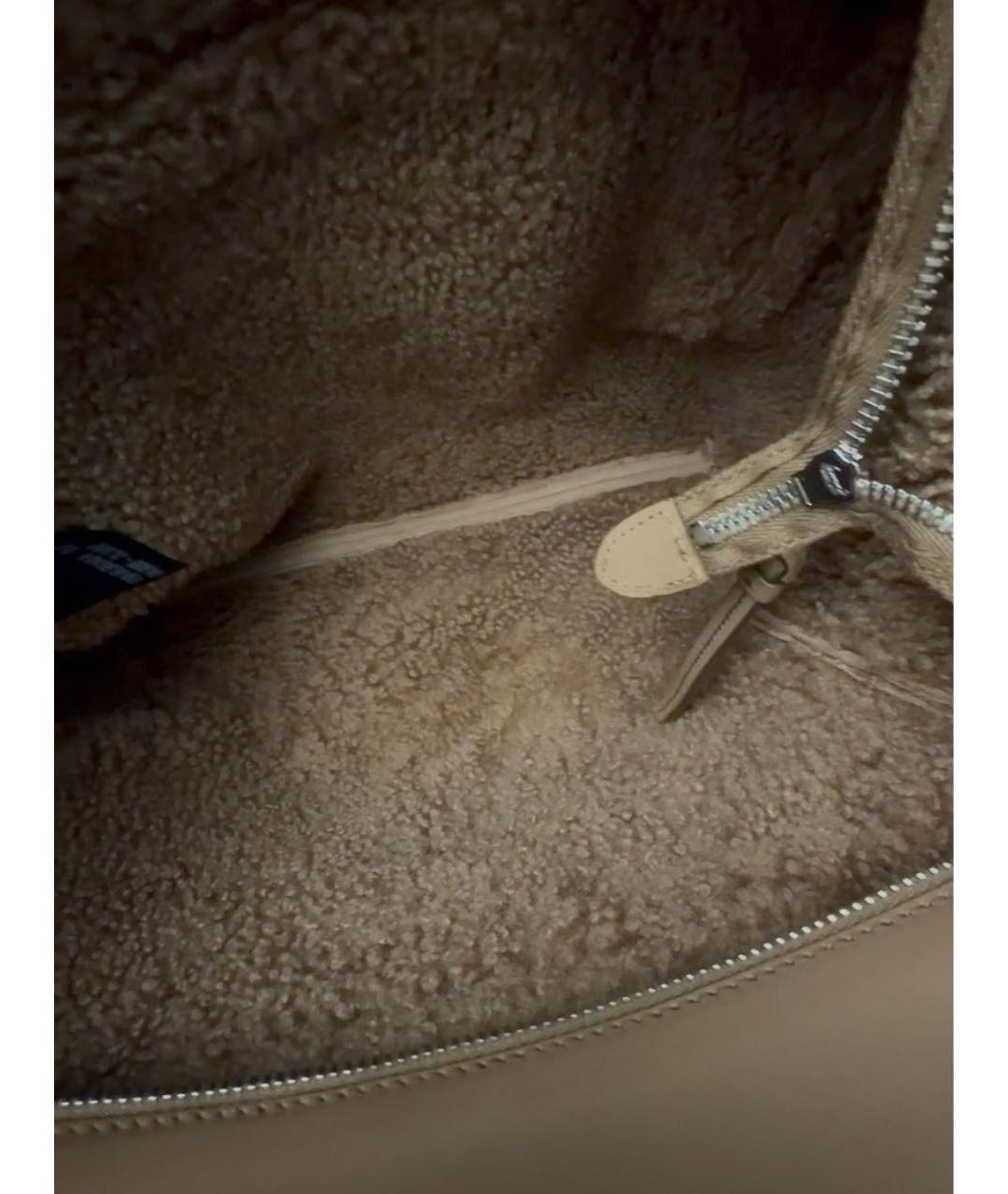 MIU MIU Коричневая замшевая сумка тоут, фото 7