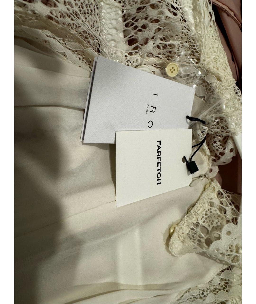 IRO Бежевое полиэстеровое платье, фото 3